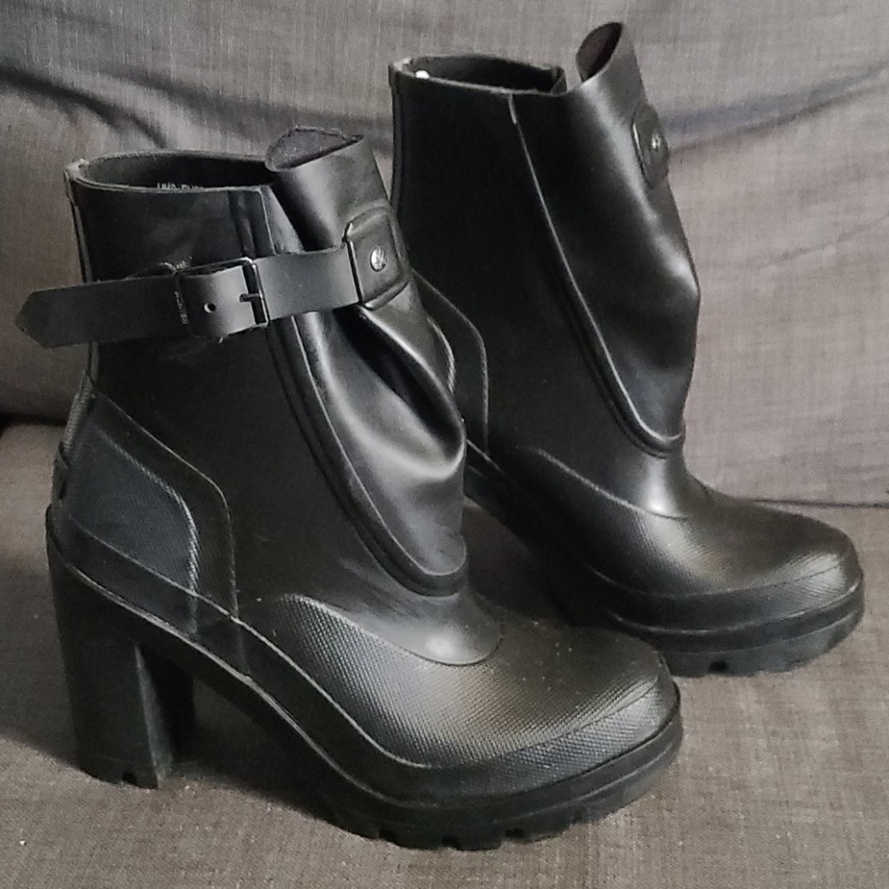 Hunter Galosh High Heel Rain boots